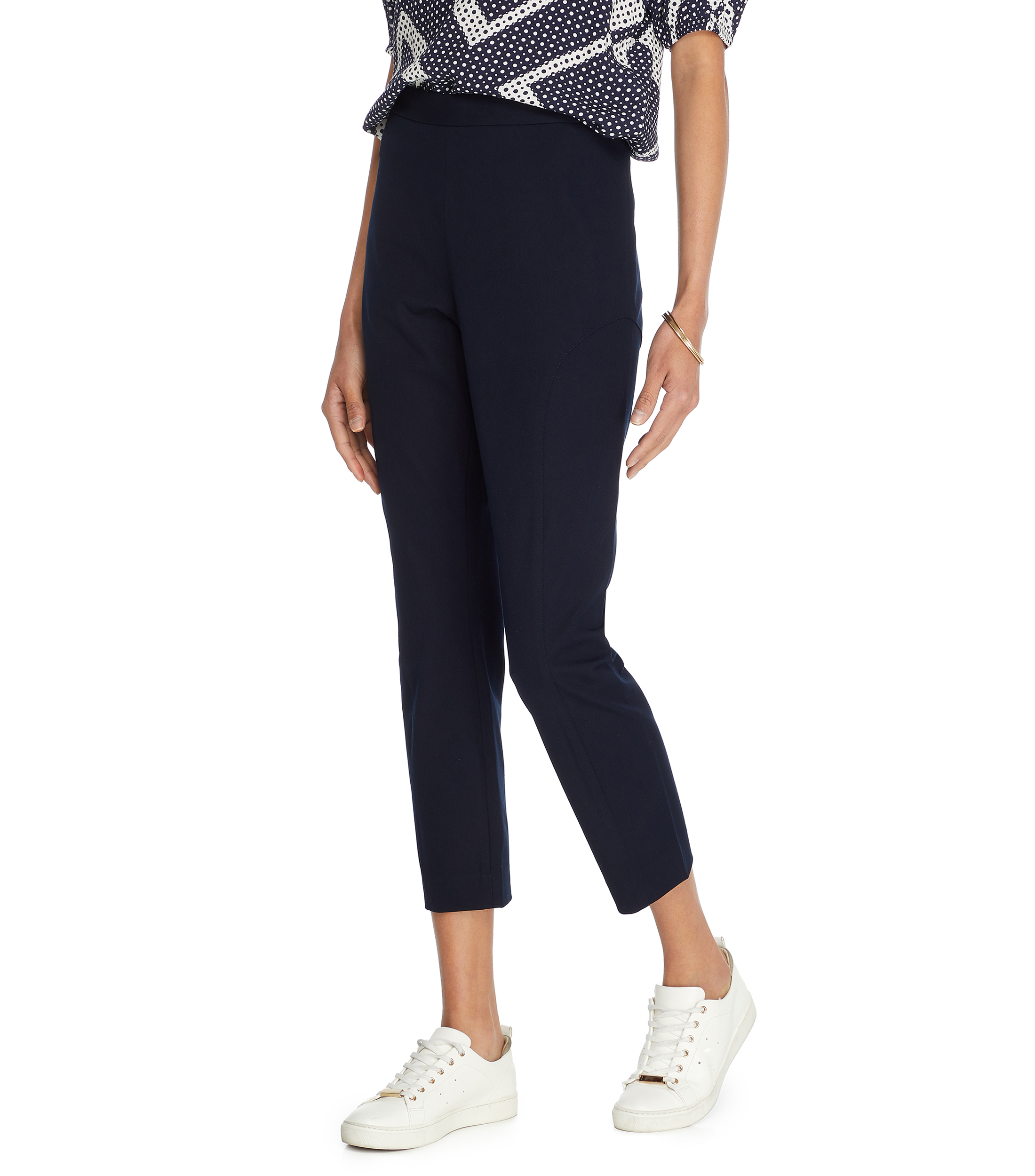 Pantalon Ted Baker Taille 10 - Coupe Wide Leg, Couleur Gris/noir - Occasion Très Bon état